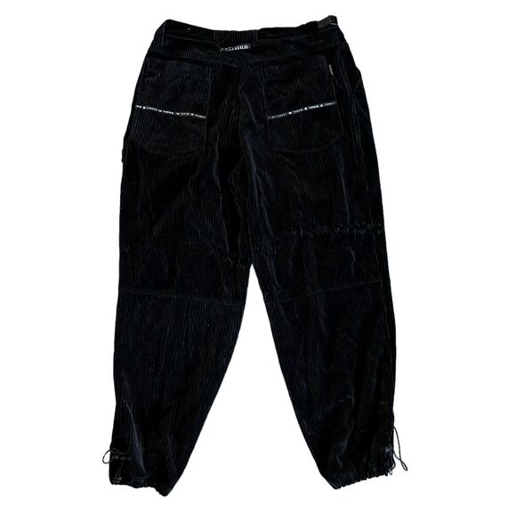Original Bare Fox Collection Pants 2XL 36-40‎ Men's Y2K Black Corduroy Jeans - Picture 2 of 15